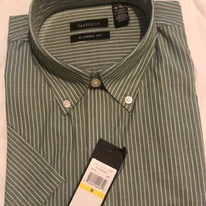 Van Heusen short sleeve "no -iron" men's button down